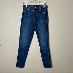 Banana Republic High -Rise Skinny Jeans Women's Size 28 Blue Side Stripe‎